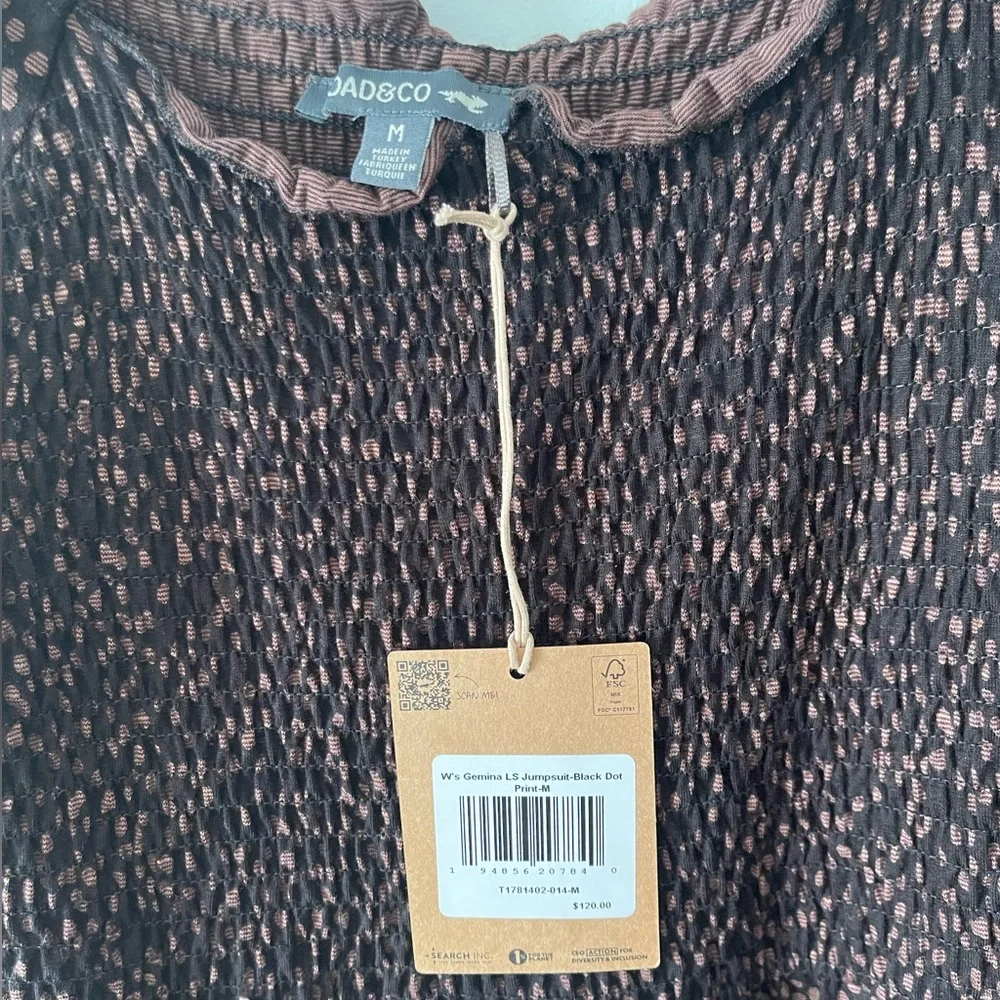 Toad&Co NWT Gemina long sleeve jumpsuit - Picture 2 of 12